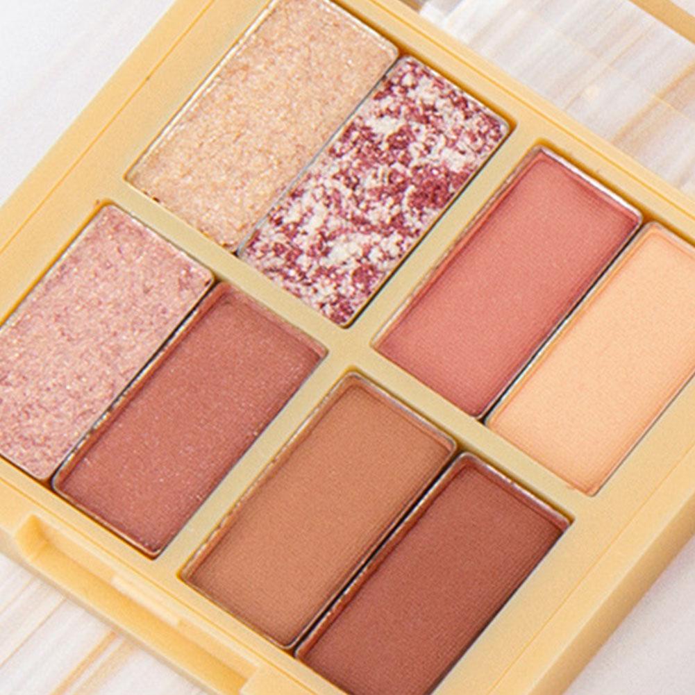 [Hàng mới về] Bảng phấn mắt 8 màu tông lì và ánh nhũ tự nhiên lâu trôi chống nhòe hiệu quả u1v7