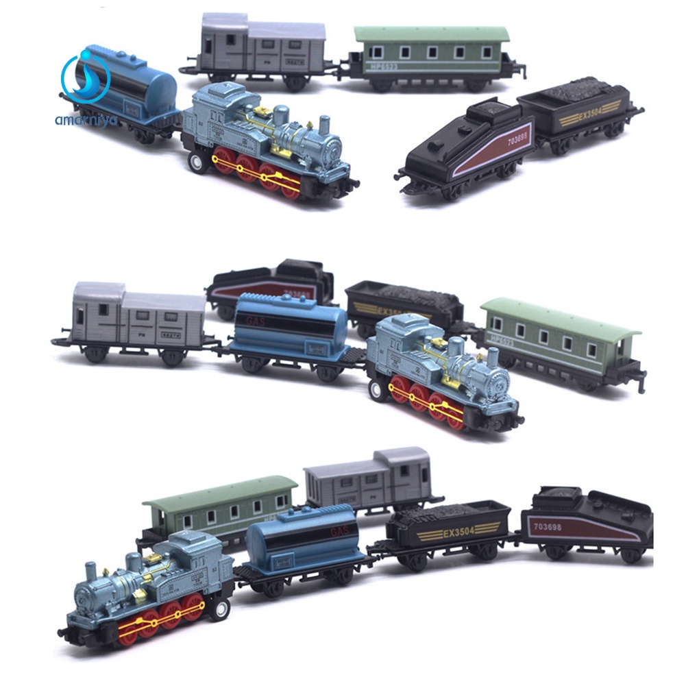 6 Mô hình xe lửa hơi nước 6 trong 1 giáo dục sớm