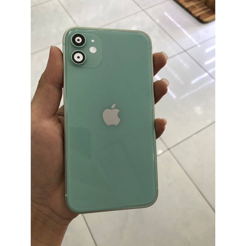 Vỏ độ iphone 11 lên iphone 12 màu xanh mint cực hiếm