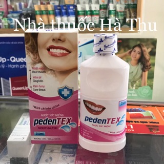 NƯỚC SÚC MIỆNG PEDENTEX hương quế  - vệ sinh răng miệng , bảo vệ răng miệng khỏi sâu răng