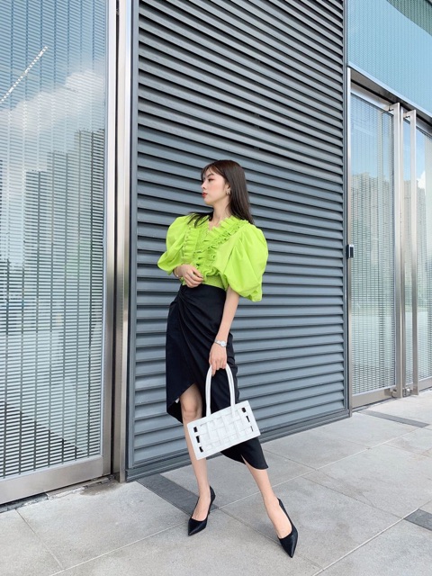 Giày cao gót da trơn gót nhọn fullbox hàng quảng châu cao cấp