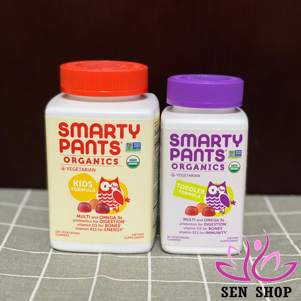 [SMARTY PANTS] Kẹo dẻo hữu cơ cho bé