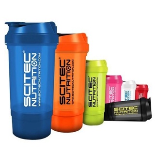 Bình Shaker 2 Ngăn Cao Cấp Scitec Traveller Shaker Pro 700ml Hàng Chính Hãng