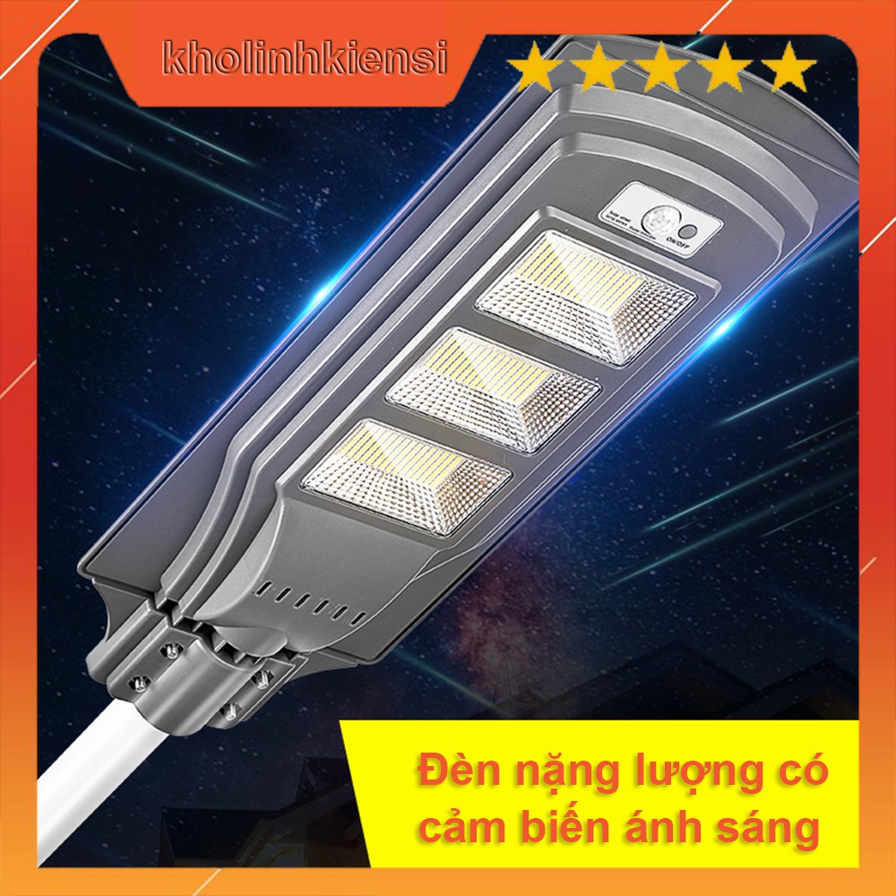 Đèn Led chiếu sáng đường phố năng lượng mặt trời_pin mặt trời gắn liền trên thân đèn, ánh sáng trắng 1101_40W