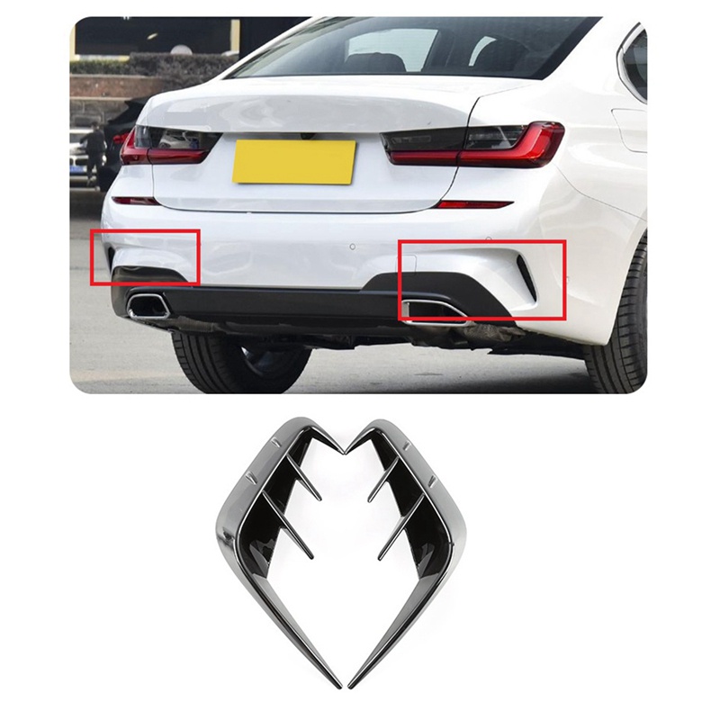 Ô tô Cản sau Ô tô Cánh lướt gió Nắp đậy lỗ thông gió bên hông cho -BMW 3 Dòng G20 G28 318I 320I 325I Phụ kiện 2020 2021