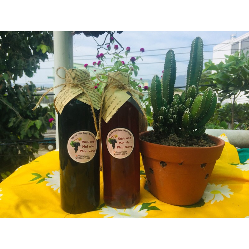R.ụ nho & Mật nho Phan Rang nguyên chất 500ml/ 1000ml