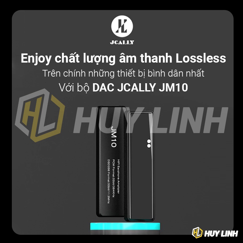 Bộ giải mã khuếch đại âm thanh DAC JCALLY JM10 HiFi - USB Type C sang 3.5MM cho Android iOS