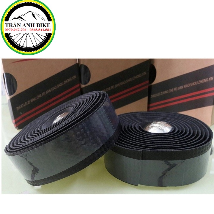 Dây Quấn Ghi Đông Xe Đạp Z&L Carbon Có Hộp
