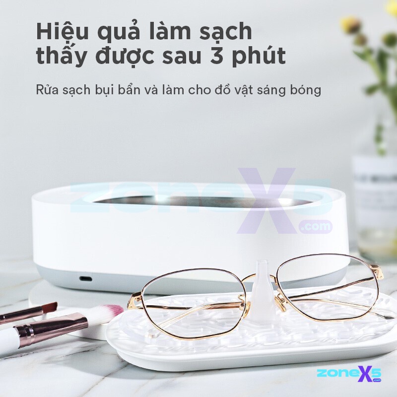Máy làm sạch bằng sóng siêu âm Xiaomi EraClean - Máy rửa trang sức bằng sóng siêu âm -Thiết bị vệ sinh bằng sóng âm