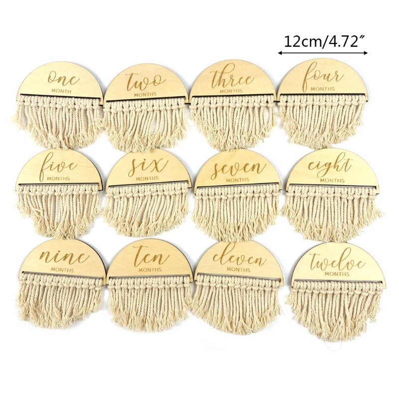 Bộ 12 Thẻ Ghi Âm Theo Tháng Dùng Cho Trẻ Sơ Sinh