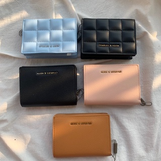 Charles & keith nhỏ ck6-10840202 hình kim cương ví tiền xu ví clutch túi nhỏ hình vuông thẻ nữ