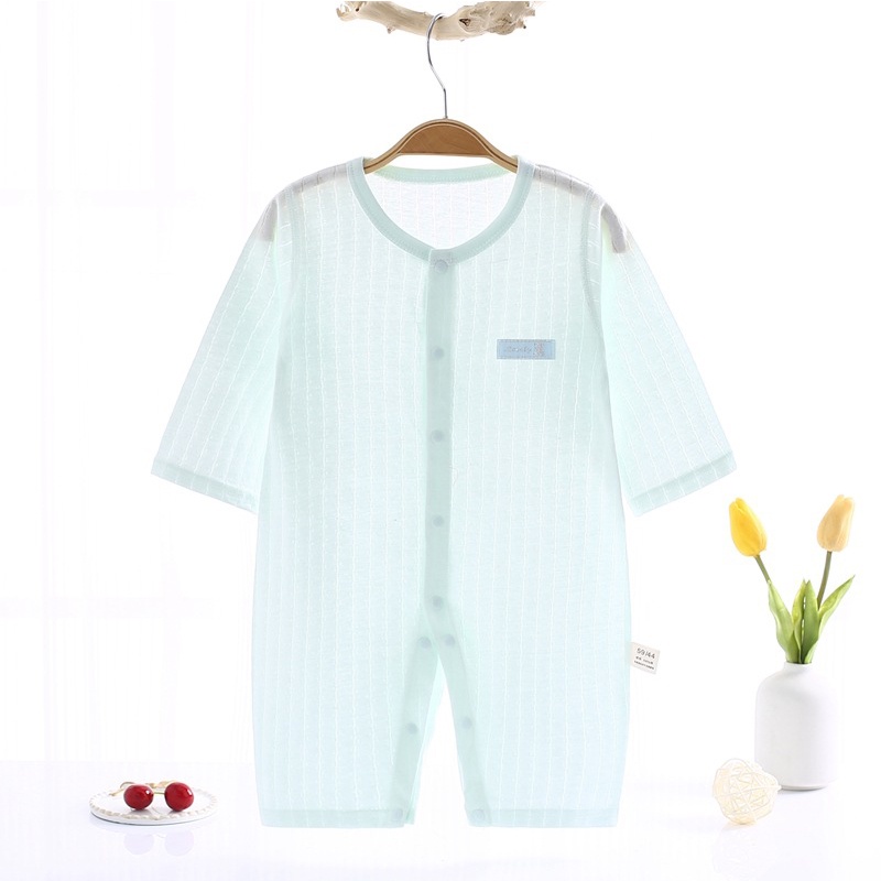 Body dài tay cho bé trai, bé gái, bodysuit liền thân 100% cotton, hàng xuất Hàn, phù hợp mùa hè thu _ BD39
