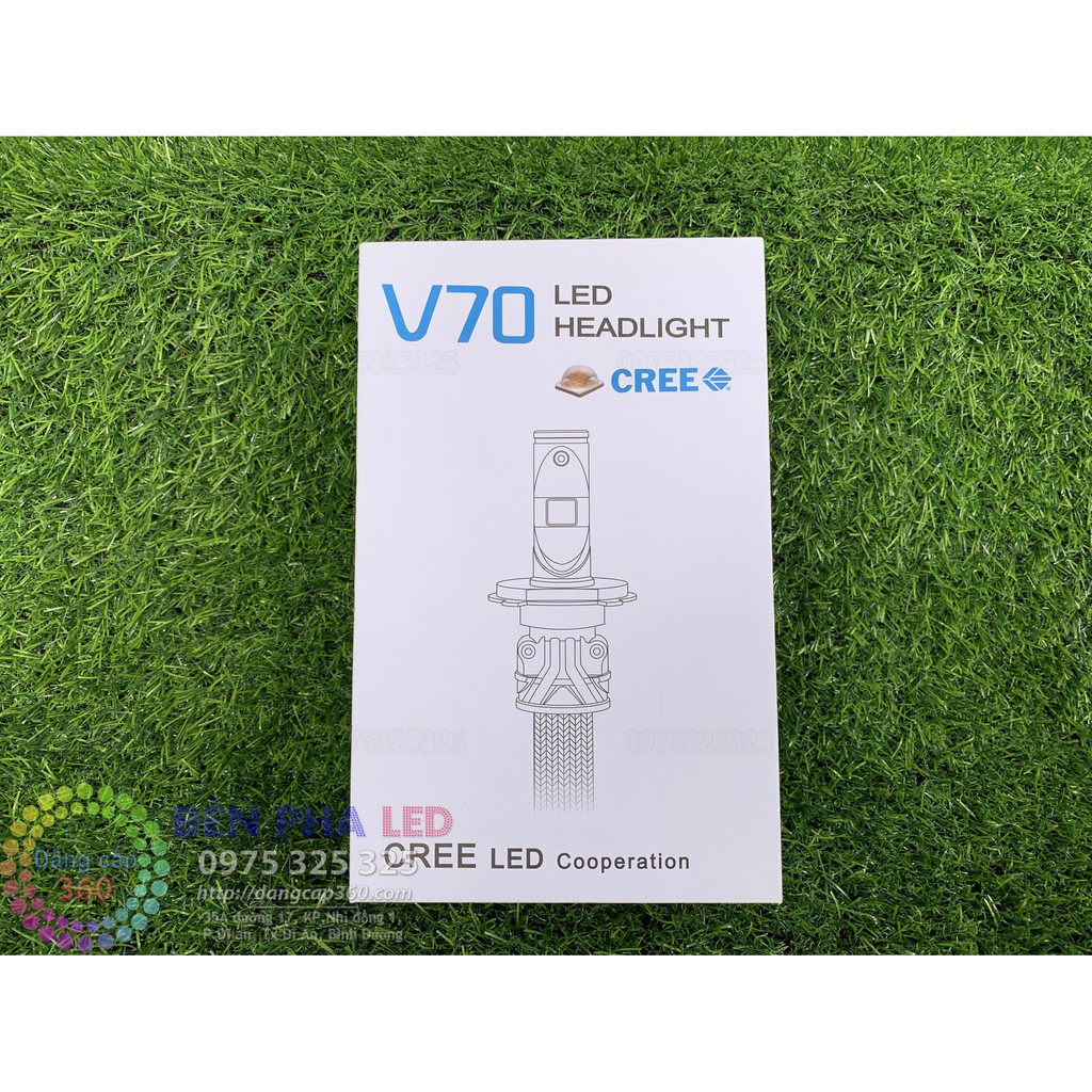 2 bóng - CHÍNH HÃNG - Đèn Led CREE XHP70 V70 Vua đèn Led nhân XHP50 + XHP70 - sáng hơn XHP70 L9 L8 L7 L5