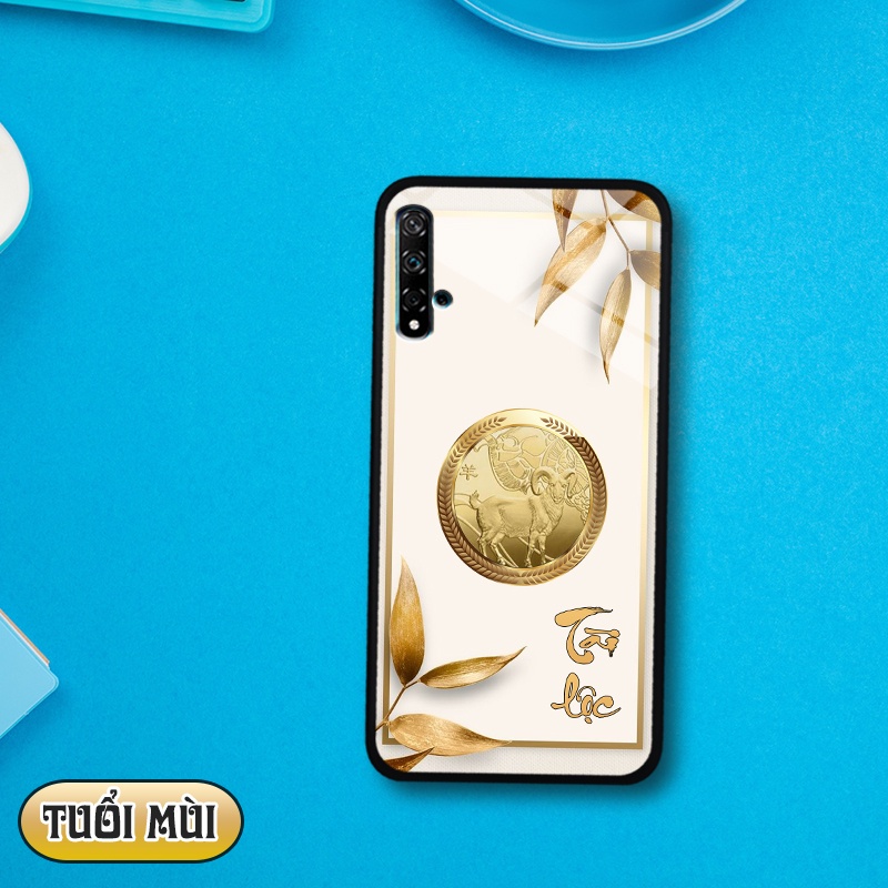 Ốp lưng kính 3D 12 con giáp Huawei NOVA 5T