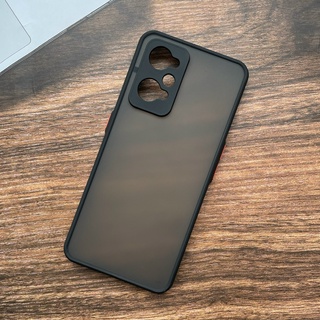 Ốp lưng cứng nhám mờ viền silicon bảo vệ camera cho Oppo Realme GT Neo 2