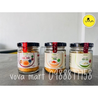 [Vova Mart] Ruốc chà bông tôm/ cá lóc/ cá hồi cho bé ăn dặm