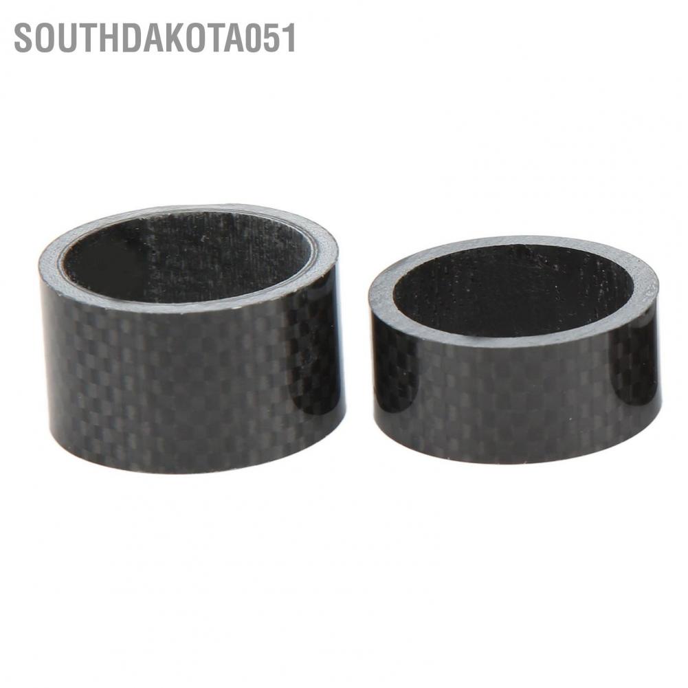 Hàng Sẵn Set 5 Vòng đệm điều chỉnh bát phuộc phía trước xe đạp bằng sợi carbon OD2 28,6mm（3/5/10/15/20mm)【Southdakota051】