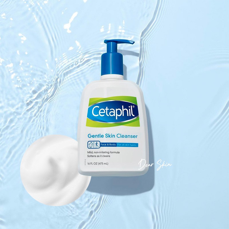 [Chính Hãng] Sữa Rửa Mặt Cetaphil Gentle Skin Cleanser 125ml 250ml 500ml - srm cetaphil dịu nhẹ dành cho da dầu da mụn