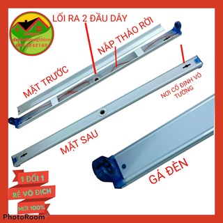 MÁNG ĐÈN LED 0M6 1M2 ĐƠN ĐÔI