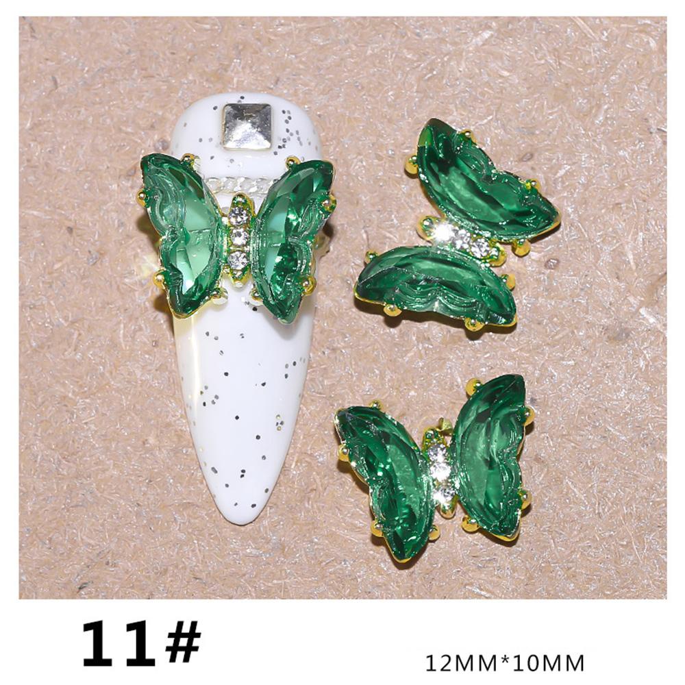 Hình Dán Trang Trí Móng Tay Họa Tiết Bươm Bướm Xinh Xắn