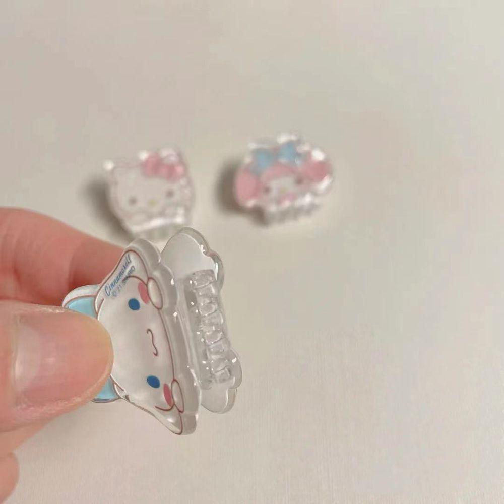 Kẹp Tóc Móng Vuốt Mèo / Thỏ Melody Bằng Acrylic Dễ Thương Cho Nữ