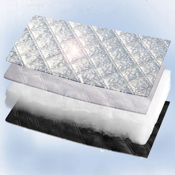 Tấm bạt che chắn nắng ngoài kính lái ô tô tráng phủ một lớp nhôm chống nóng cách nhiệt cho xe oto Phù hợp với mọi xe