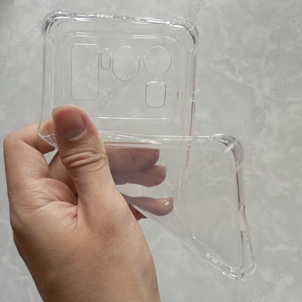 Ốp lưng Xiaomi Mi 11 Pro / Mi 11 Ultra dẻo trong chống sốc bảo vệ cam bền đẹp