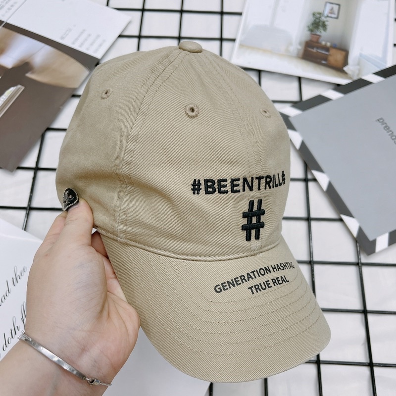 [CHÍNH HÃNG] MŨ BEENTRILL HASHTAG BALL CAP GENERATION HASHTAG TRUE REAL - NÓN LƯỠI TRAI UNISEX - HÀNG CÓ SẴN