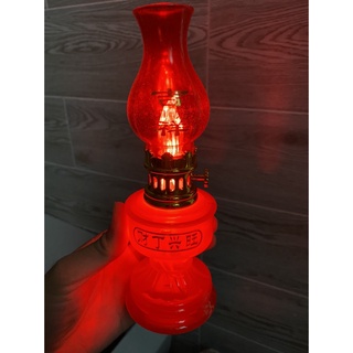 Đèn dầu LED điện tử dùng pin ( 1 cây ), đèn để bàn thờ gia tiên, đèn thờ cúng