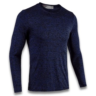 Áo thun tay dài nam cổ tròn tập gym SPMADT04 PigoFashion màu xanh đen, xem thêm nhiều màu
