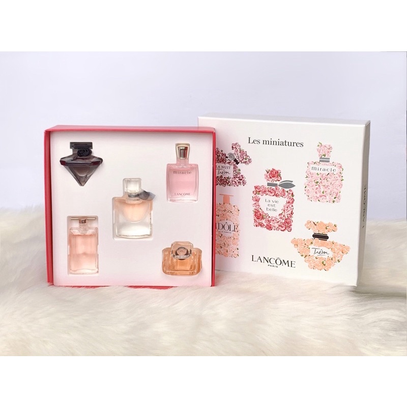 Set nước hoa 𝗟𝗮𝗻𝗰𝗼𝗺𝗲 Les Miniatures 5 món