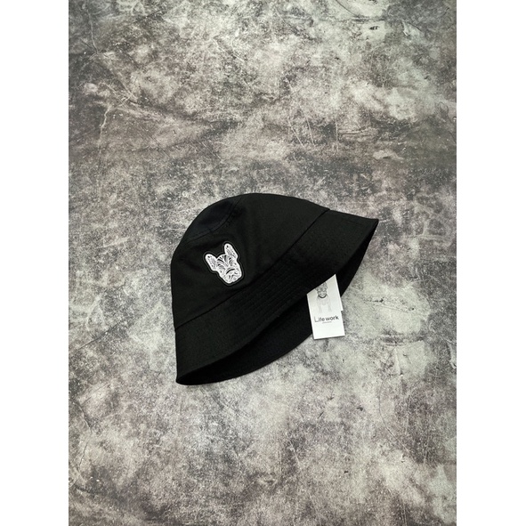 (ảnh thật) Mũ/nón bucket và túi đeo cheo LjFEWORK LOGO BLACK