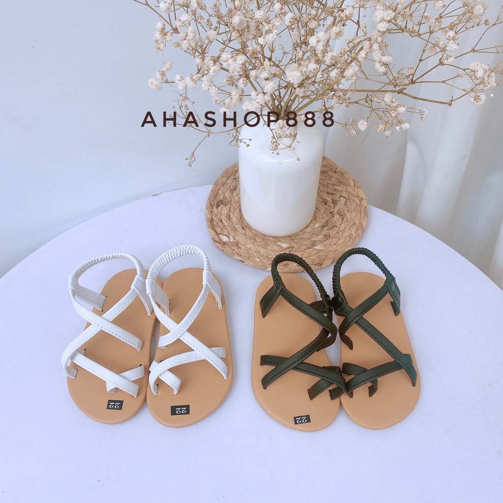 Dép Sandal Xỏ Ngón Quai Chun Mềm Êm Chân Cho Bé Gái 2-4 Tuổi K131