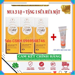 HUYẾT THANH TRUYỀN TRẮNG 7 DAY OLIC COMBO 3 LỌ TẶNG 1 LỌ SỮA RỬA MẶT