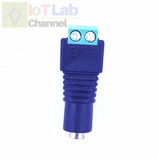 Jack nguồn DC 5.5 đực/cái qua cổng domino (Set 3 cái)