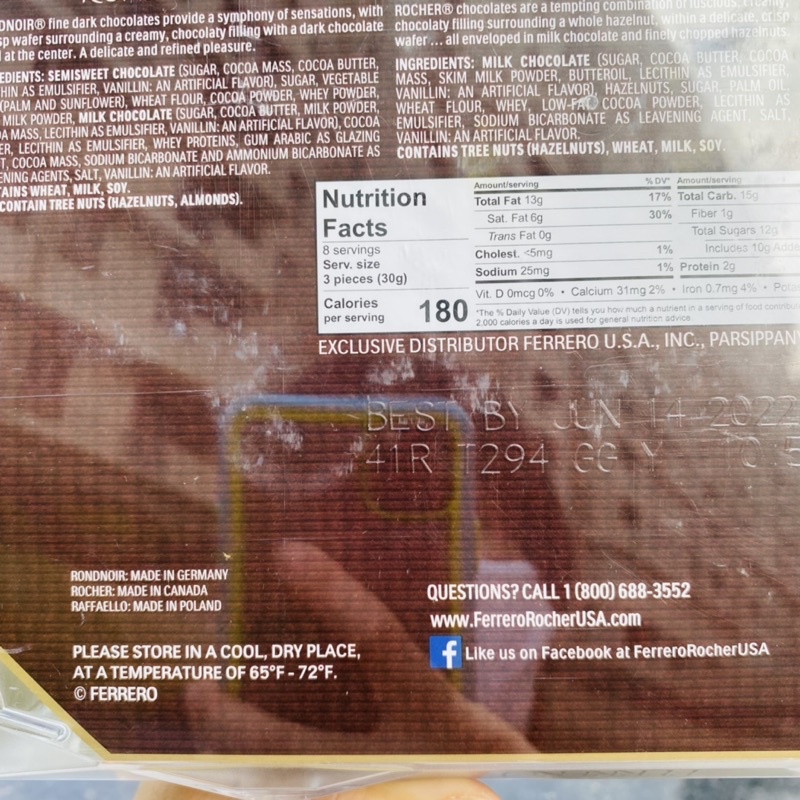 Socola FERRERO ROCHER 3 màu 3 vị - hộp 48 viên