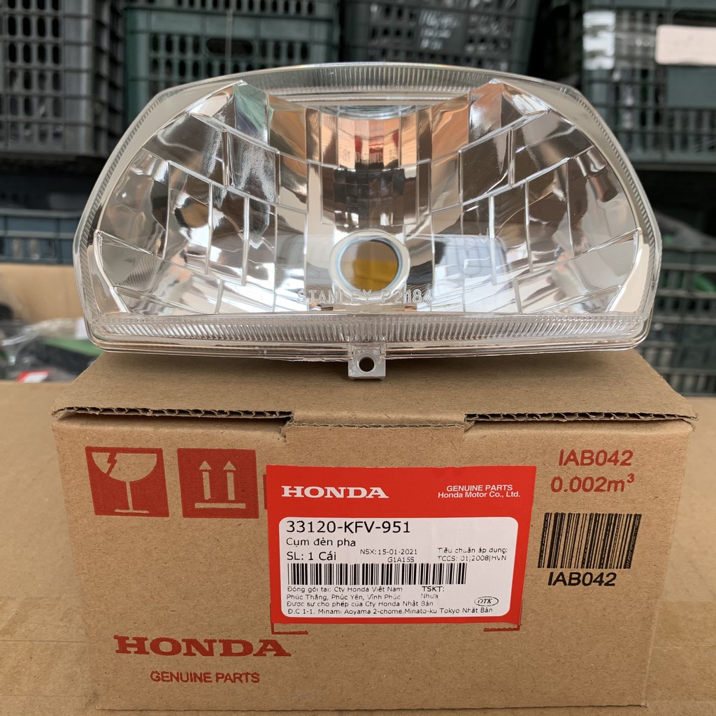 Cụm đèn pha trong xe DREAM | Chóa đèn pha trong zin chính hãng HONDA 33120-KFV-951