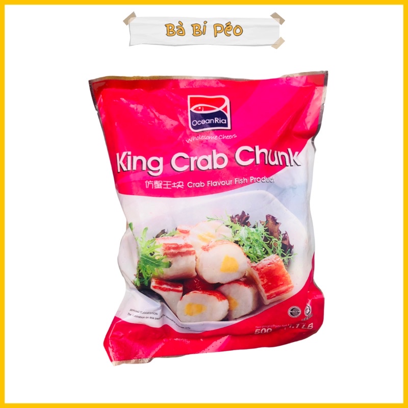 CUA HOÀNG ĐẾ MALAYSIA - VIÊN THẢ LẨU CUA HOÀNG ĐỂ NHẬP KHẨU - GÓI 500GR - GAIO NỘI THÀNH HCM