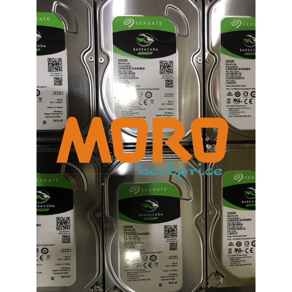 Ổ cứng HDD Seagate Barracuda 500GB - Tặng cáp Sata - Bảo hành 12 tháng 1 đổi 1