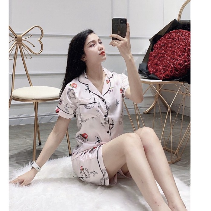 Bộ pijama lụa cao cấp siêu mát