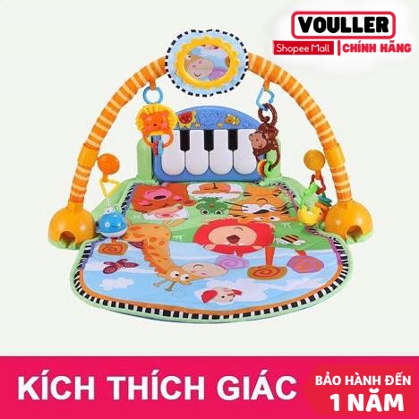 Đồ Chơi Cho Bé Thảm Nhạc Vouller Piano Cao Cấp Cho Bé Nằm Chơi Có Nhạc Và Đồ Chơi Lục Lac