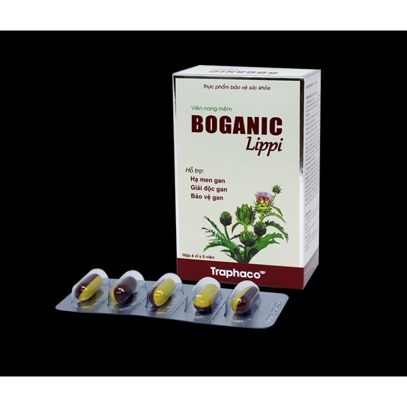 BOGANIC LIPPI - HẠ MEN GAN - GIẢI ĐỘC GAN - BẢO VỆ GAN