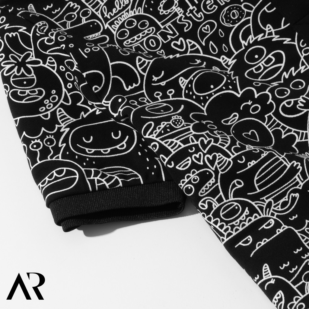 Áo polo nam trơn cổ bẻ,vải cvc, Họa tiết in sắc nét phối với chữ thêu tỉ mĩ, thun cao cấp form chuẩn  AREMI APL0011 | BigBuy360 - bigbuy360.vn