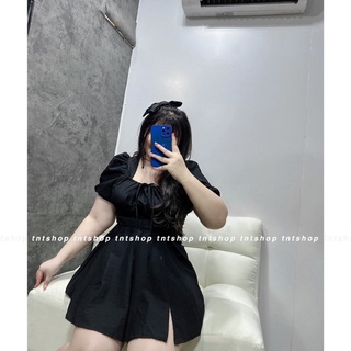 JUMPSUIT NHÚN NƠ NGỰC [TNTSHOP BIGSIZE 60KG 90KG]