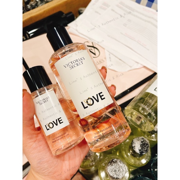 LOVE - Bộ Xịt Thơm Dưỡng Toàn Thân Body Mist Victoria’s Secret