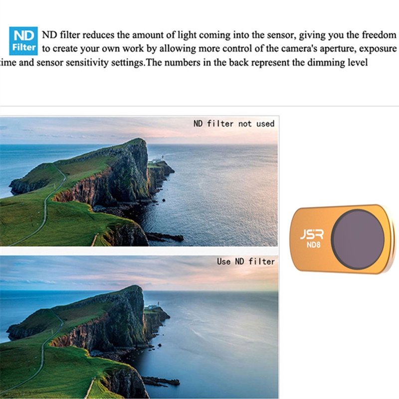 Kính Lọc uv cpl nd8 nd16 nd32 nd64 nd8 / 16 / pl Cho dji mavic mini2 mini se mini 2se drone