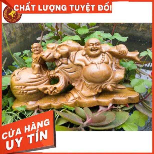 Tượng phật di lặc gỗ thơm BÁCH - XANH ngát mùi hương | BigBuy360 - bigbuy360.vn