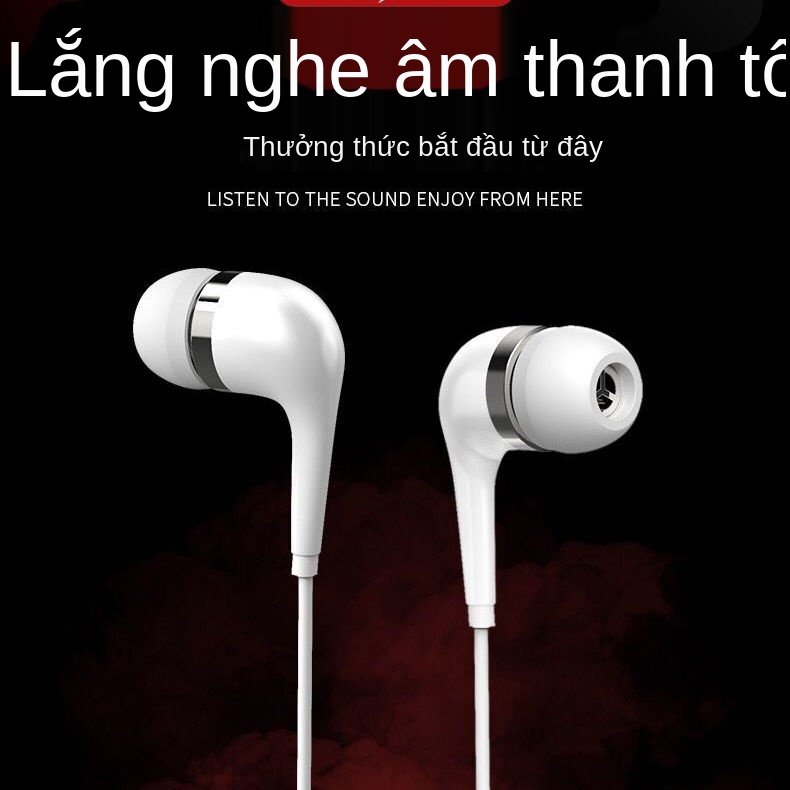 ✇◕tai nghe chơi game cho điện thoại  Mua một tặng một] đa năng ăn gà, di động, máy tính in-ear karaoke thể thao