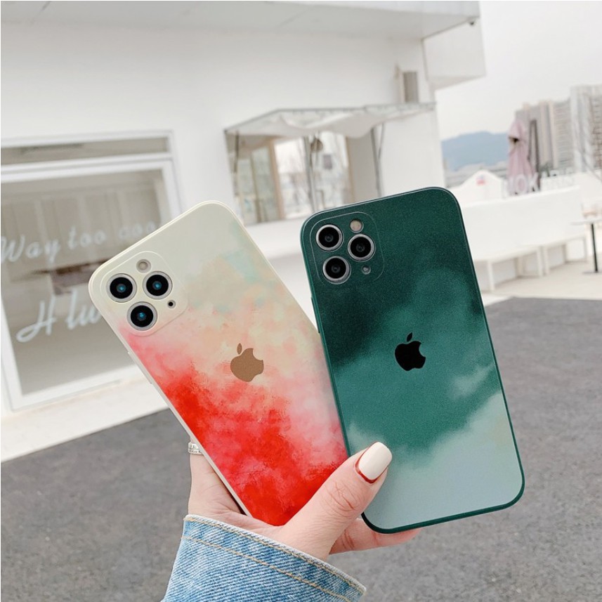 Ốp Điện Thoại Tpu Silicon Mềm Màu Nước Bảo Vệ Camera Cho Iphone 12 Pro Max 11 Pro Max X Xs Max Xr 7 8 Plus Se2020 | BigBuy360 - bigbuy360.vn
