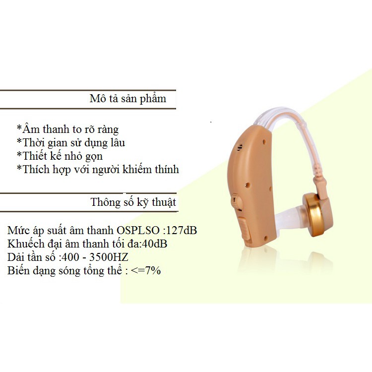 Máy Trợ Thính Cho Người Già 🔔Freeship🔔 Tai Nghe Trợ Thính, Máy Trợ Thính, Lọc Tiếng Ồn Tạp Âm, 2 Chế Độ, Xoay 360 Độ